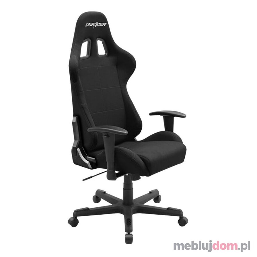Fotel gamingowy DX RACER 2 tkanina czarny regulacja wysokości siedziska
