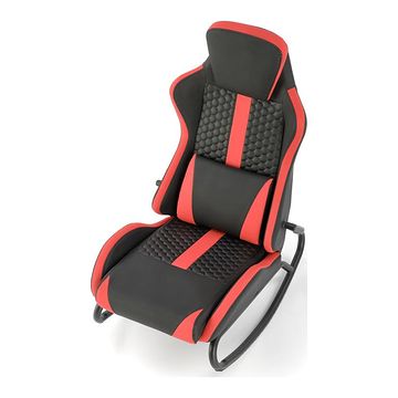 Fotel na płozach GAMER Halmar czarno-czerwony