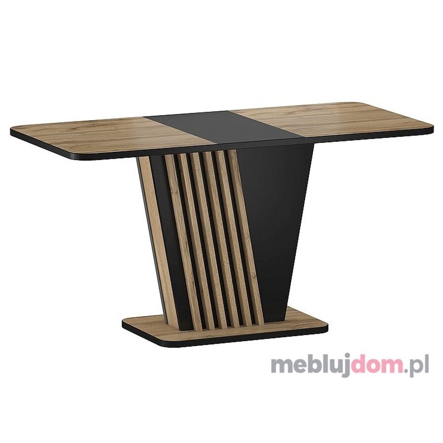 Rozkładany stół NEVIO w odcieniu dębu artisan i czerni