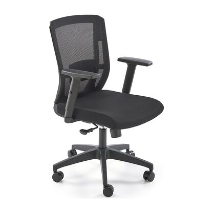 Fotel ergonomiczny PAREDES Halmar z punktem podparcia pleców i regulowanymi podłokietnikami
