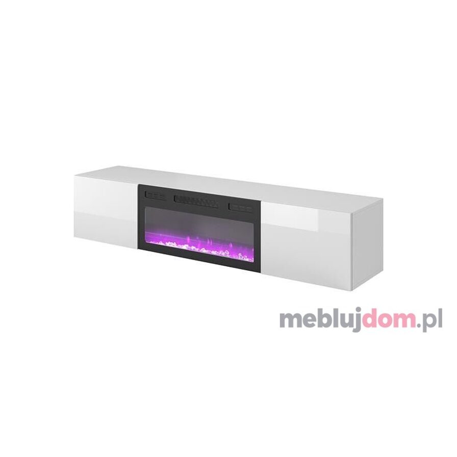 Szafka RTV LIVO 180 z kominkiem elektrycznym Halmar