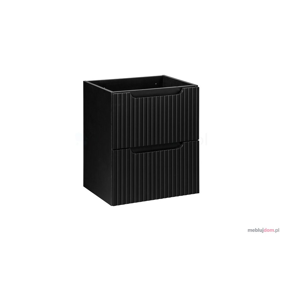 Szafka pod umywalkę NOVA BLACK D2 82-50-2S 50cm