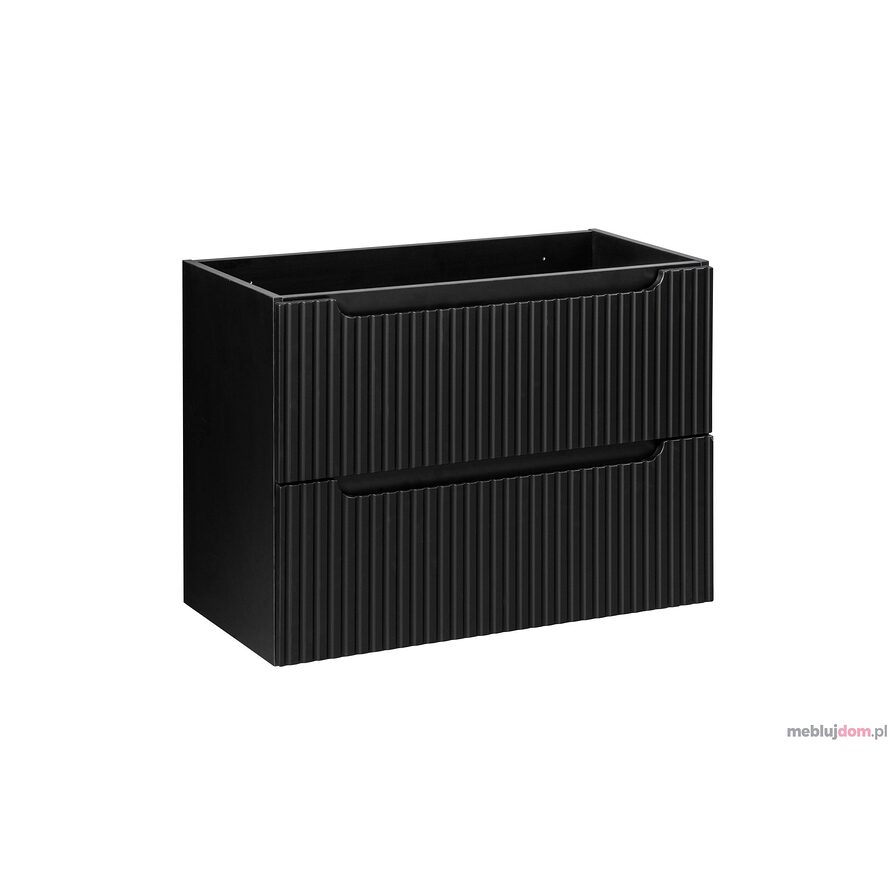 Szafka pod umywalkę NOVA BLACK D2 82-80-2S 80 cm
