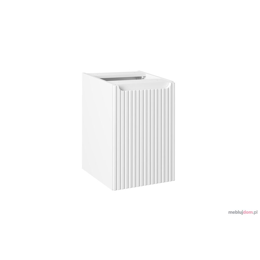 Szafka z koszem na pranie NOVA WHITE pod blat 40cm