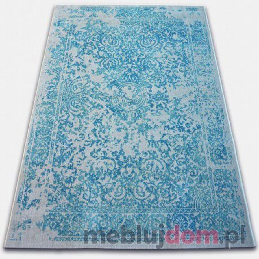 Dywan Vintage 22208/054 turkus / krem rozeta klasyczny