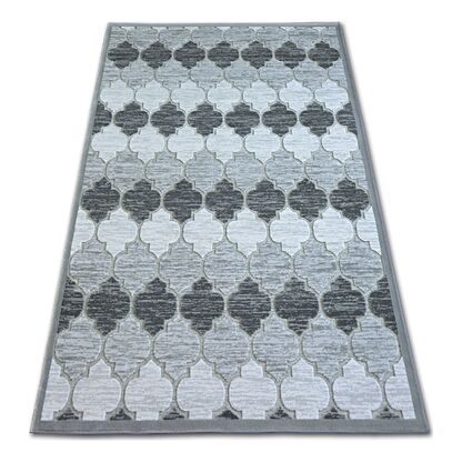 Dywan AKRYL YAZZ 3766 Grey Koniczyna Marokańska Trellis