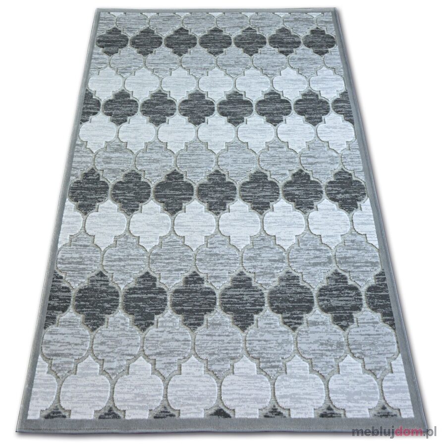 Dywan AKRYL YAZZ 3766 Grey Koniczyna Marokańska Trellis