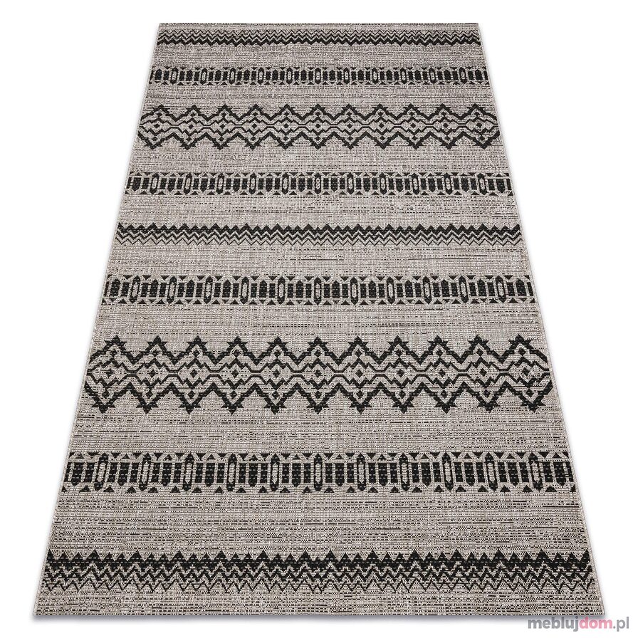 DYWAN SZNURKOWY SIZAL FLOORLUX 20510 srebrny / czarny