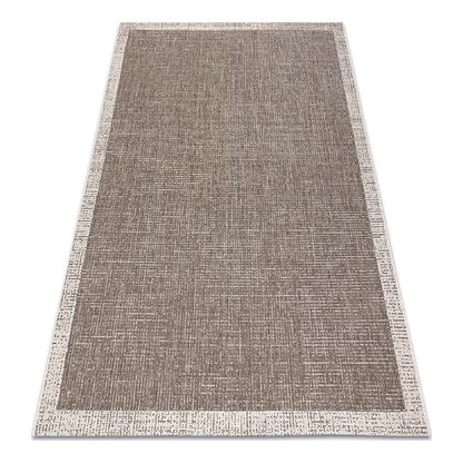 DYWAN SZNURKOWY SIZAL FLOORLUX 20401 Ramka taupe / szampański 