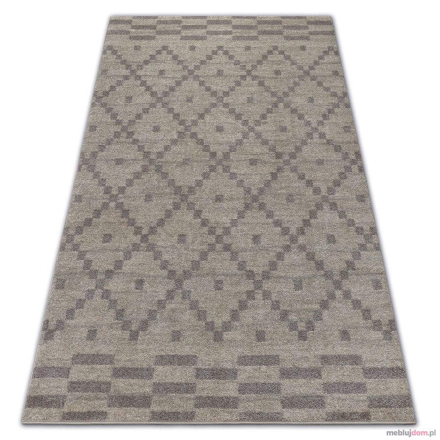 Dywan SOFT 8047 RUTA BOHO krem / jasny brąz