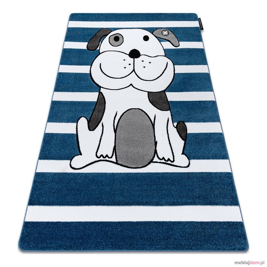 Dywan PETIT PUPPY PIESEK SZCZENIAK niebieski