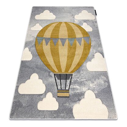 Dywan PETIT BALOON balon, chmurki szary