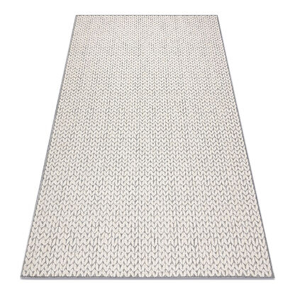 Dywan SPRING 20467332 Jodełka, chevron sznurkowy, pętelkowy - krem