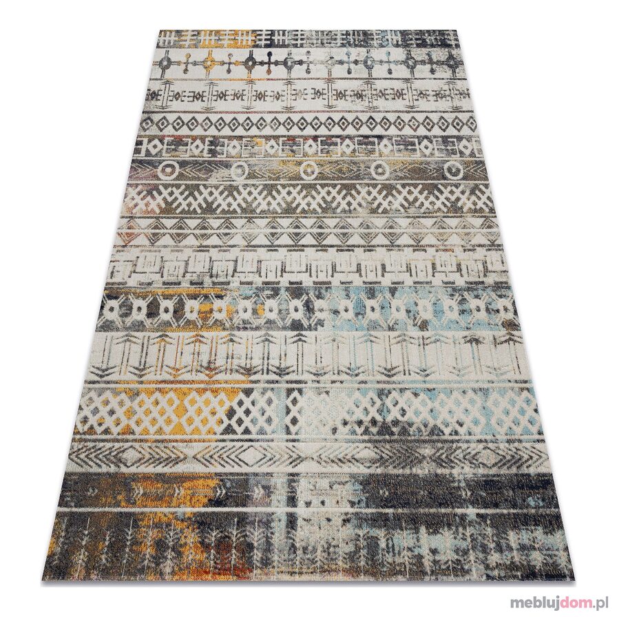 Dywan nowoczesny MUNDO E0591 boho, etniczny outdoor beż