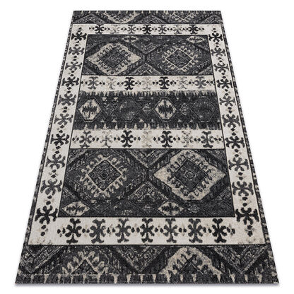 Dywan nowoczesny MUNDO E0651 etniczny outdoor beż / czarny
