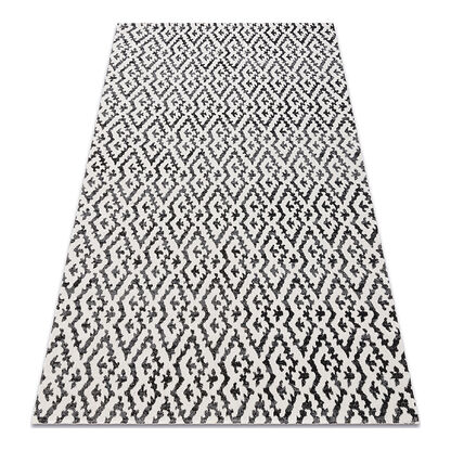 Dywan nowoczesny MUNDO E0621 geometryczny outdoor beż / czarny
