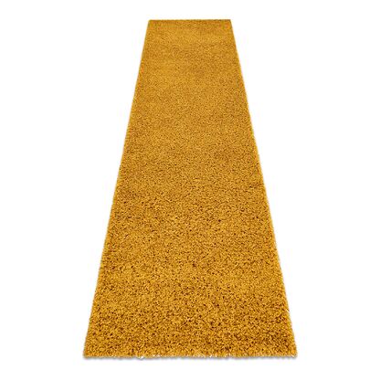 Dywan, Chodnik SOFFI shaggy 5cm złoty - do kuchni, przedpokoju, na korytarz