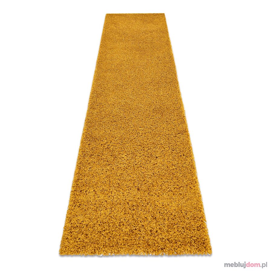 Dywan, Chodnik SOFFI shaggy 5cm złoty - do kuchni, przedpokoju, na korytarz