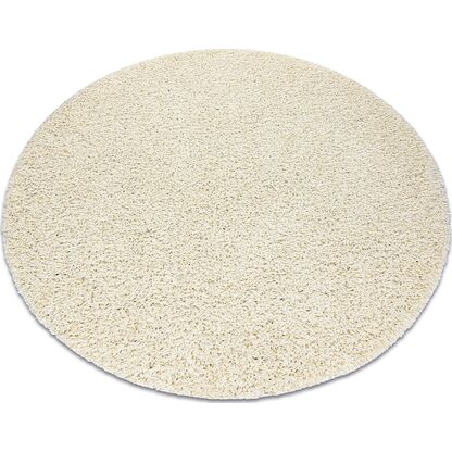 Dywan SOFFI koło shaggy 5cm krem
