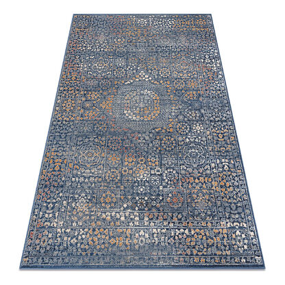 Dywan NAIN Ornament 7708/51911 granat / pomarańczowy