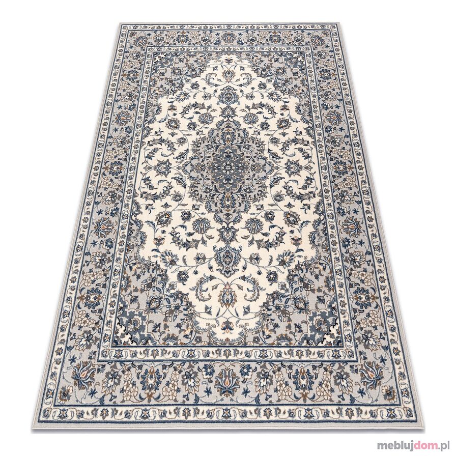 Dywan NAIN Ramka ornament 7335/51935 beż / granat