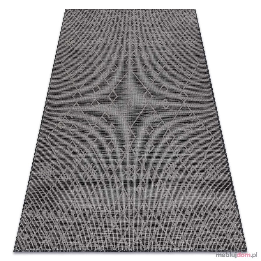 Dywan SZNURKOWY SIZAL płaskotkany PATIO 3077 Boho - czarny