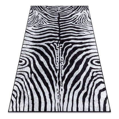 Dywan do prania MIRO 51331.803 Zebra antypoślizgowy - czarny / biały