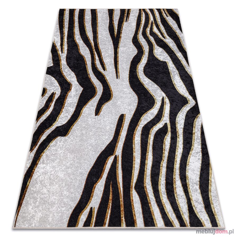 Dywan do prania MIRO 52002.807 Zebra antypoślizgowy - krem / czarny