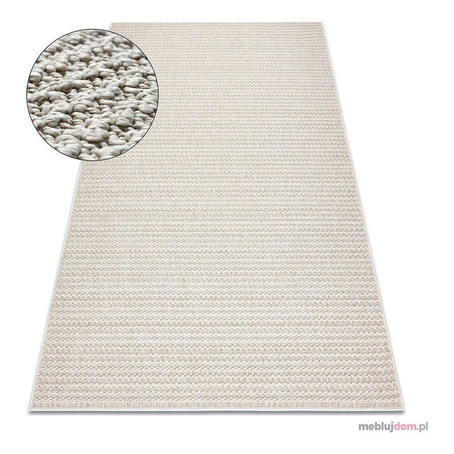 Dywan JERSEY 19236 beż - pętelkowy, strukturalny BOHO