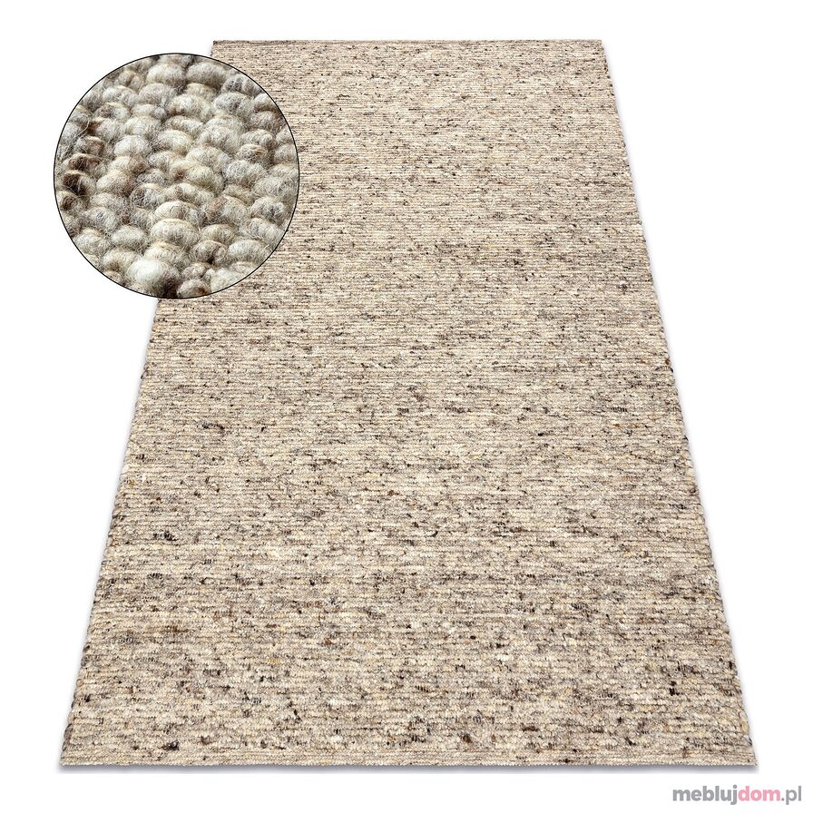 Dywan NEPAL 2100 sand, beż - wełniany, dwustronny, naturalny
