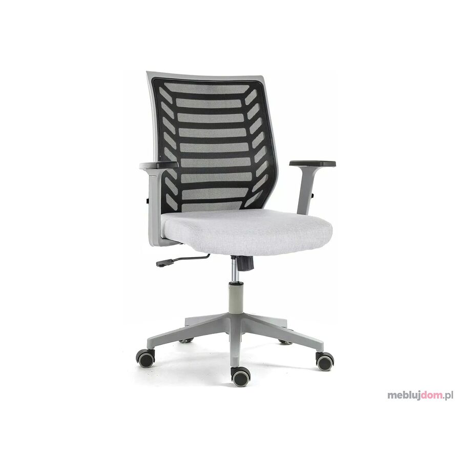 Fotel obrotowy Q-320R czarny z regulowanymi podłokietnikami