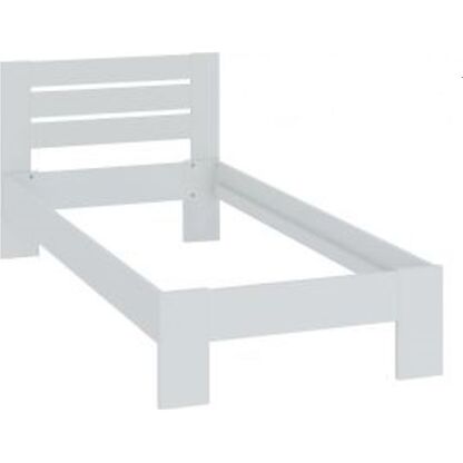 Białe łóżko LP1-FX 90x200