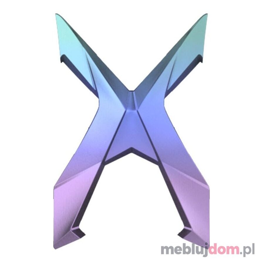 Wielokolorowa (gradient) tylna osłona XDekor do fotela FURIA 