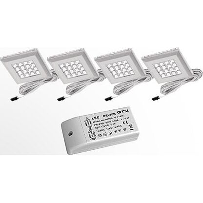 Zestaw oświetlenia LED SQUARE 2 KAM Meble