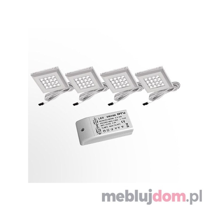 Zestaw oświetlenia LED SQUARE 2 KAM Meble