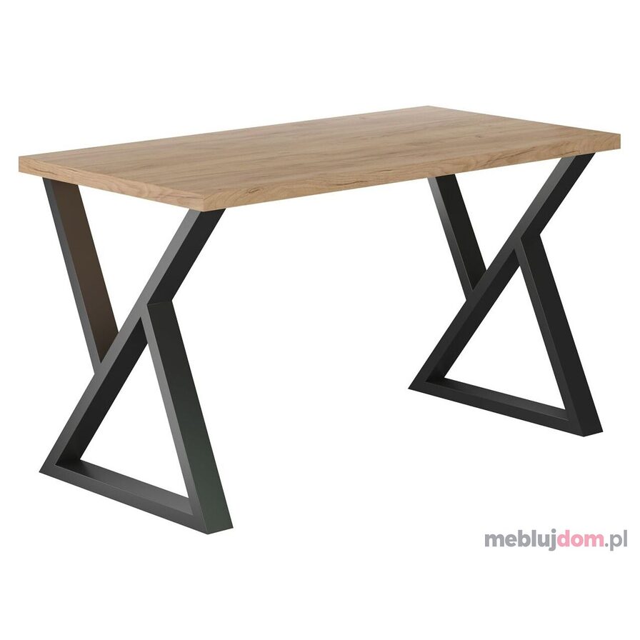 Stolik w stylu loft na metalowym stelażu ST(B)-FX / X60