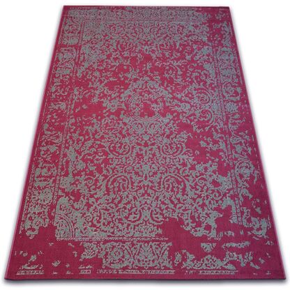Dywan Vintage 22208/082 bordo / szary rozeta klasyczny
