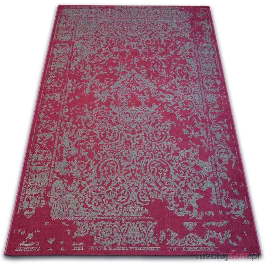 Dywan Vintage 22208/082 bordo / szary rozeta klasyczny