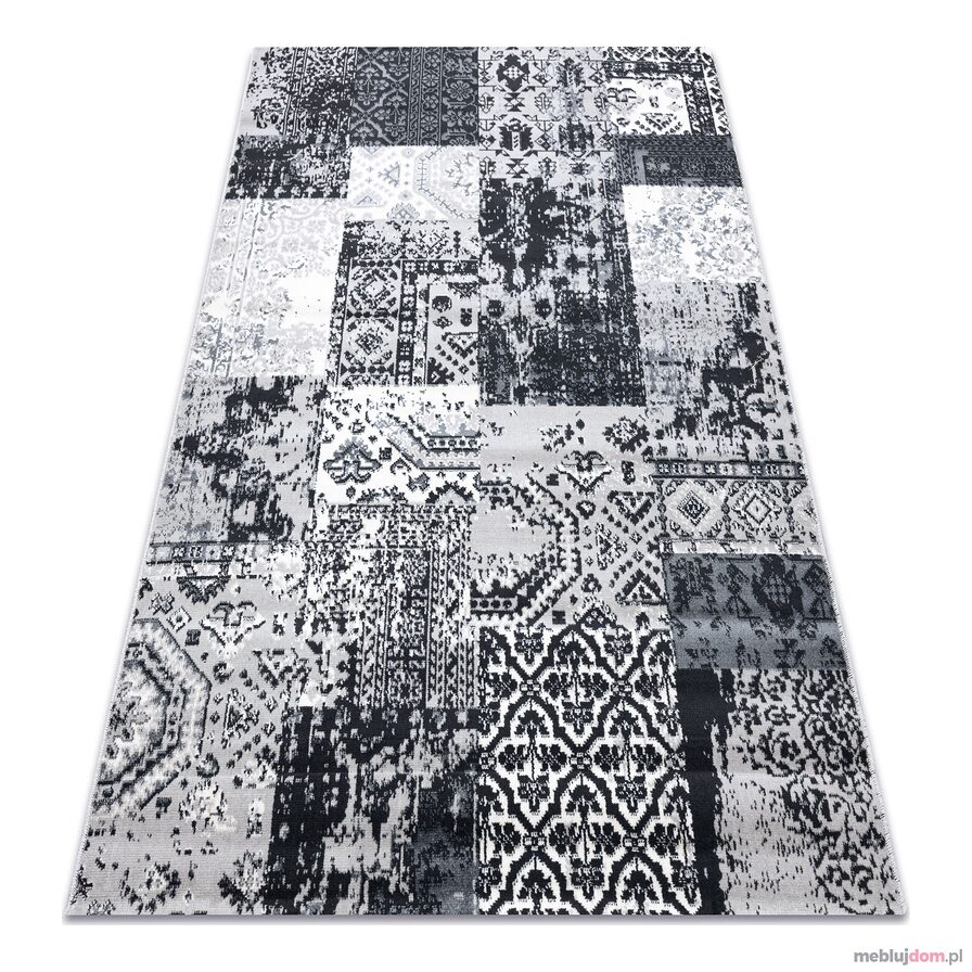Dywan Vintage 22216356 szary patchwork