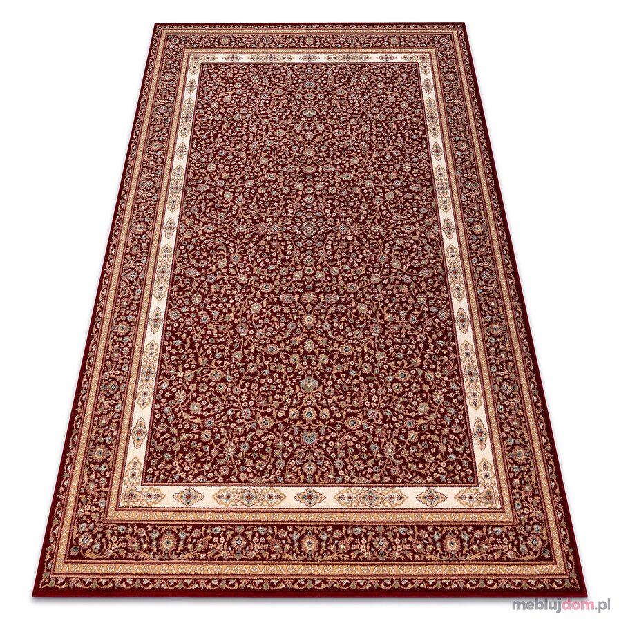 Dywan NAIN Ornament, ramka 7965/51066 bordo / beż