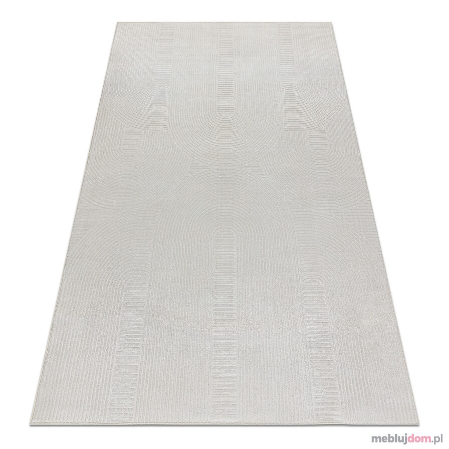 Dywan BALANCE 9086 krem - Geometryczny, strukturalny, glamour 