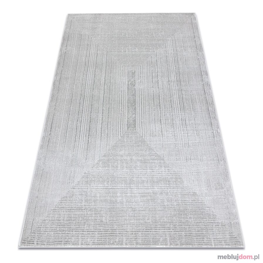 Dywan BALANCE 8788 szary - Geometryczny, strukturalny, glamour 