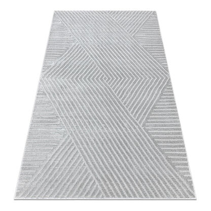 Dywan BALANCE 1503 szary - Geometryczny, strukturalny, glamour 