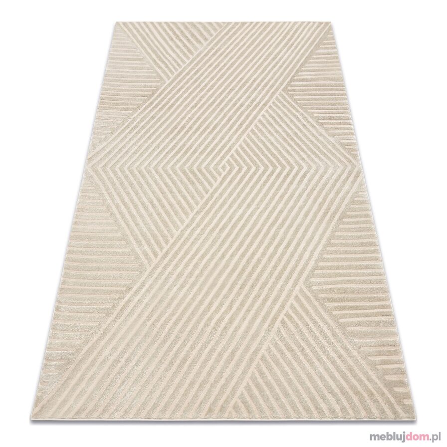 Dywan BALANCE 1503 taupe - Geometryczny, strukturalny, glamour 