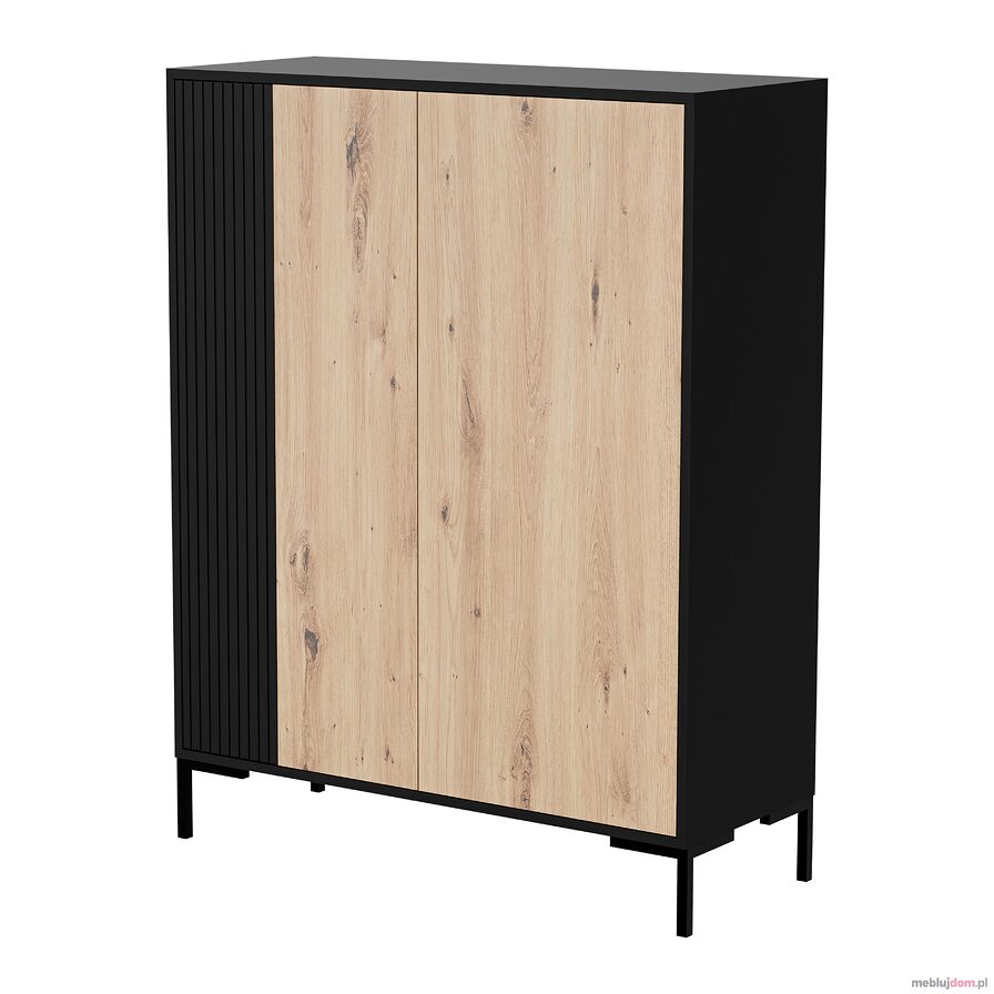 Komoda z cichym domykiem MERCI 100 w stylu loft na nóżkach