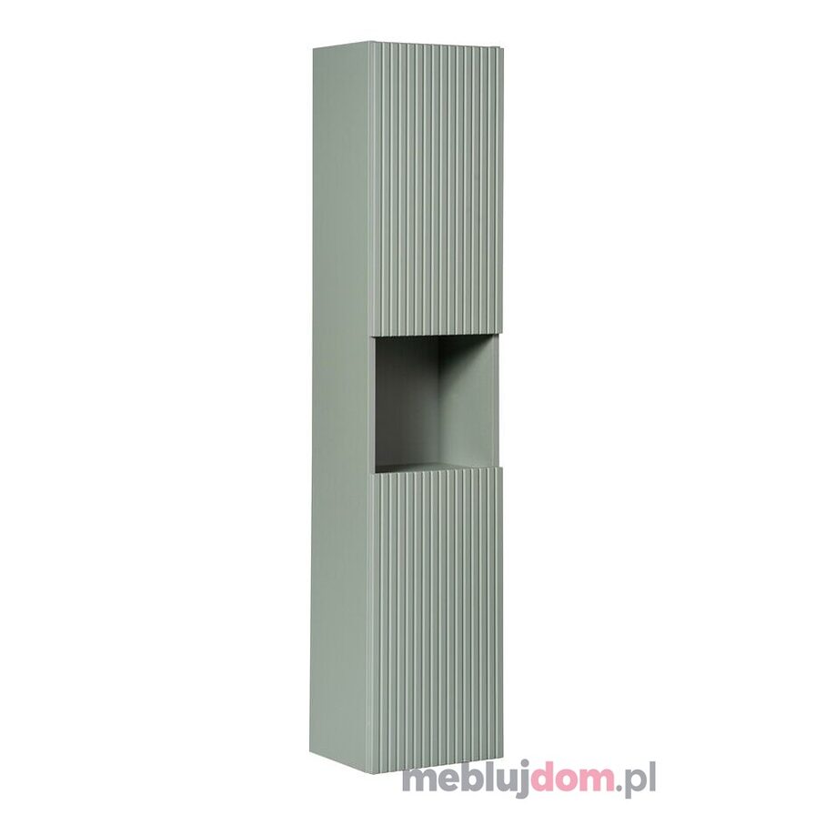 Wisząca szafka łazienkowa wysoka REED GREEN D 80-03-2D - szałwia
