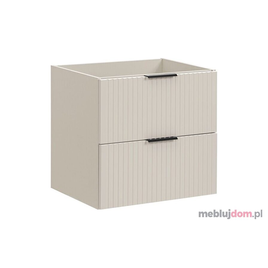 Szafka pod umywalkę ADEL CASHMERE 82-60-2S w kaszmirowym odcieniu z szufladami