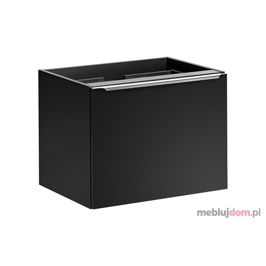 Szafka pod umywalkę SANTA FE BLACK 82-60-B-2S w czarnym odcieniu z szufladami