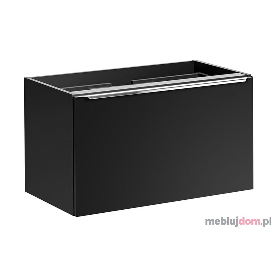 Szafka pod umywalkę SANTA FE BLACK 82-80-B-2S w czarnym odcieniu z szufladami