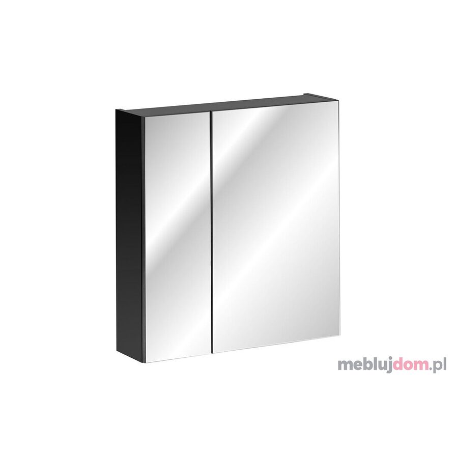 Szafka łazienkowa z lustrem SANTA FE BLACK 84-60-A-2D